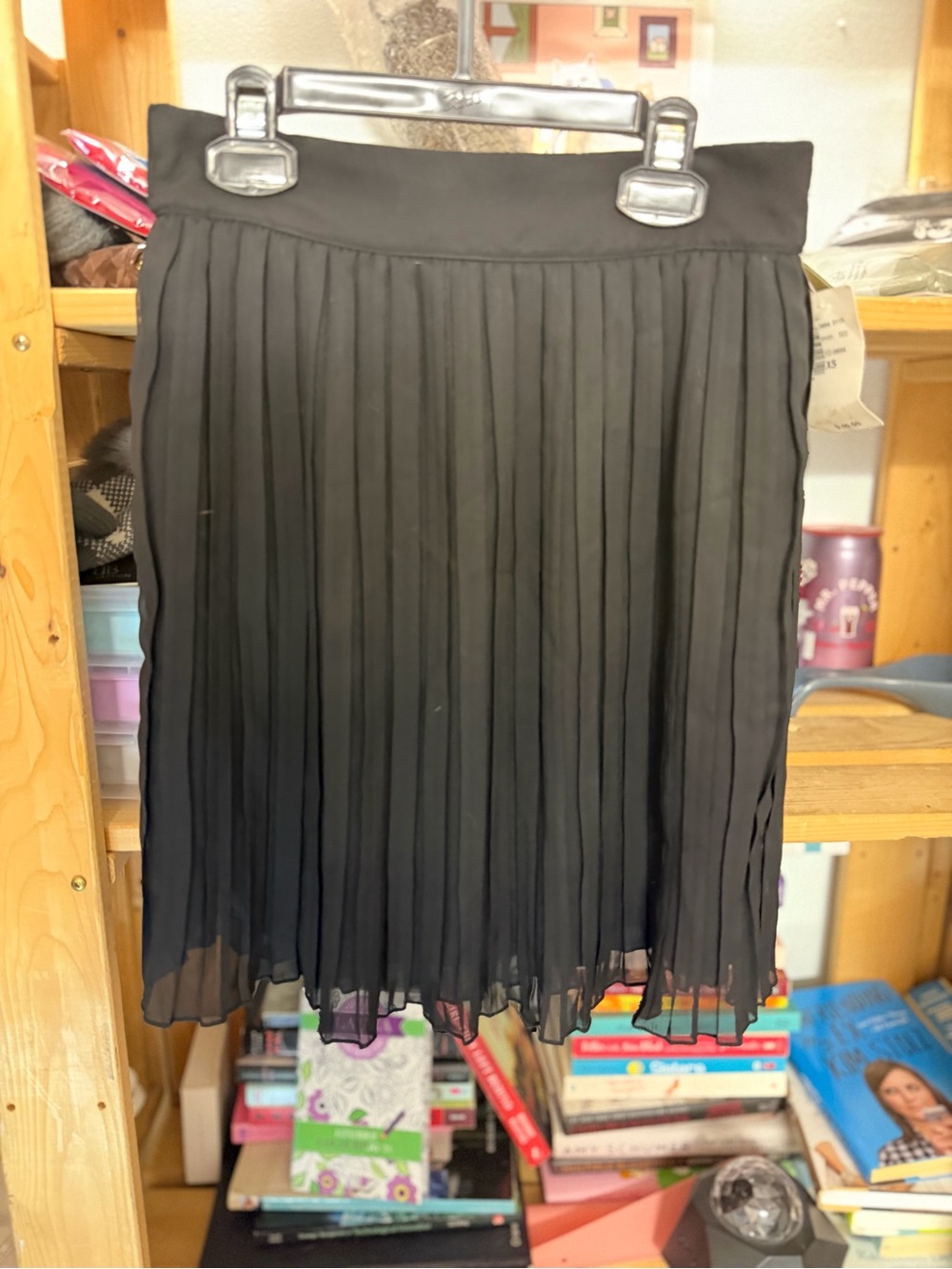 Black Pleated Women's Short Skirt - NWT